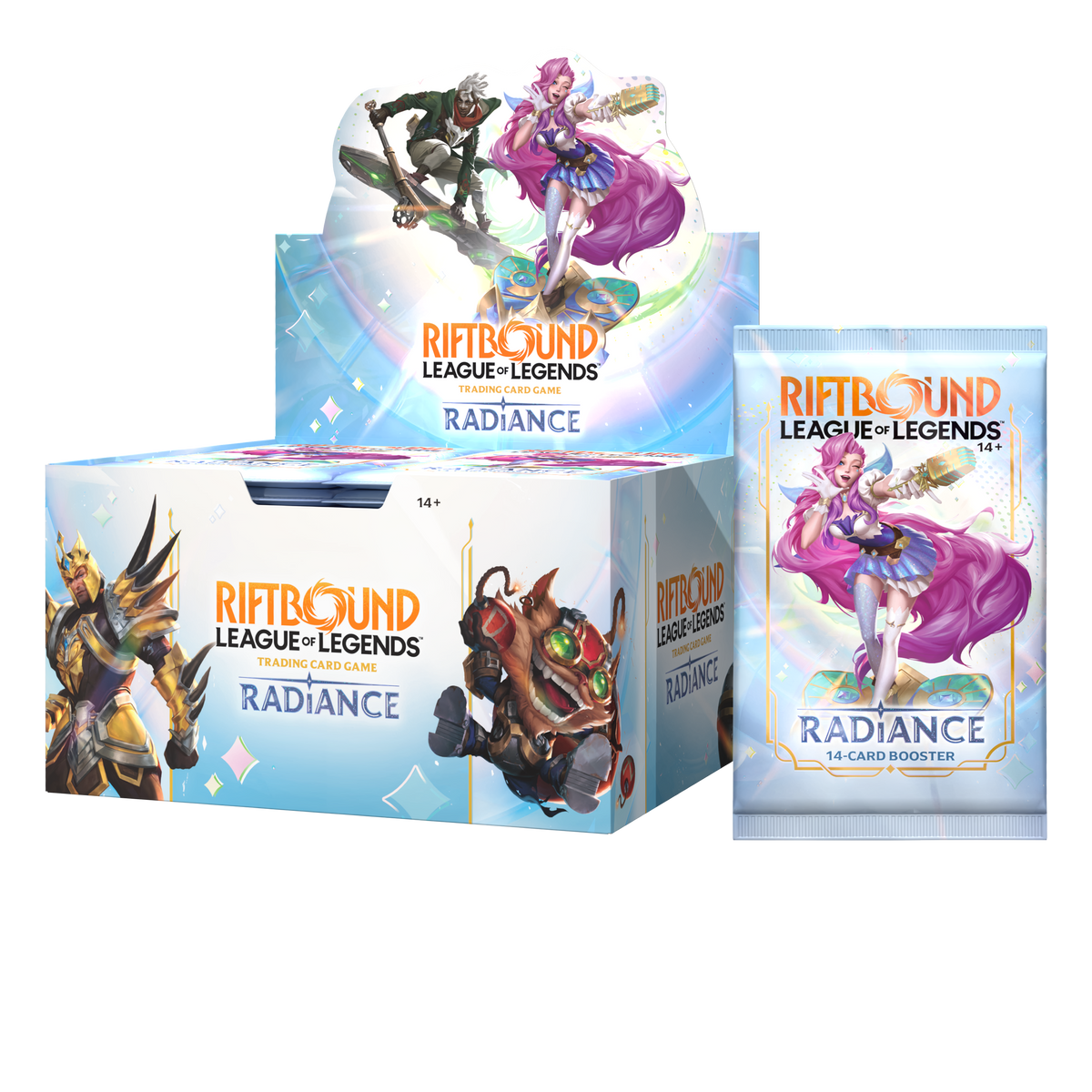 Riftbound: League of Legends TCG - Radiance Boîte de boosters (24 Boosters) - FR